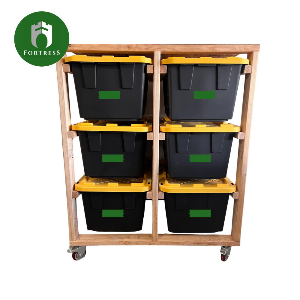 Mobile Tote Storage Racks