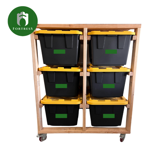 Mobile Tote Storage Racks